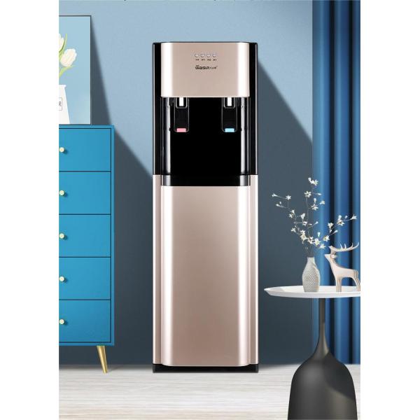 Plastic Housing Standing Automatic Hot and Cold Bottom Loading Bottle Water Dispenser