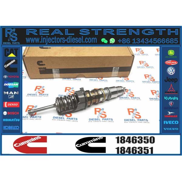 High Quality New Common Rail Injector Assembly 1846350 with Engineering Price for S-cania C-ummins 6-month After-sales Service