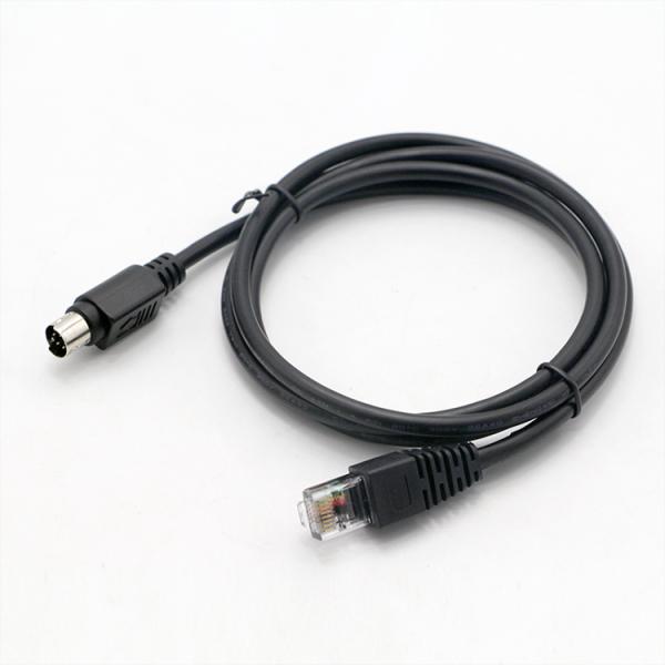 Cable de conector RJ45 a 8 pines de conector Mini Din
