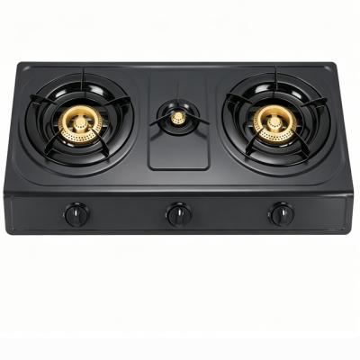 Cast Iron Honeycomb Burner Gas Stove 2 Burner Coating Table OEM ODM Manufacturer