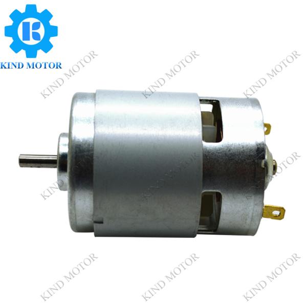 High torque 5mm long double shaft diameter 42mm 45mm dc 12v 18v 24volt 36v RS-750 755 750 775 3000rpm 3600rpm 6000rpm motor