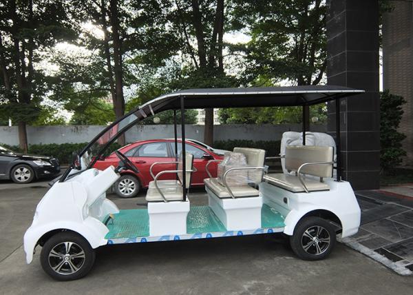 Plastic Bus Seat Battery Operated 4kW Electric Bus With Alarm Lamp For City Walking Street