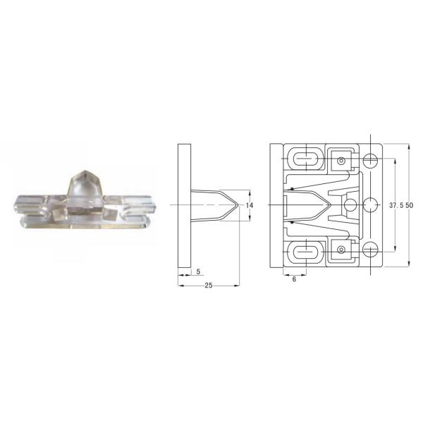 O elevador vice do passageiro do interruptor de fechamento da porta parte a C.C. nova da estrutura 200V