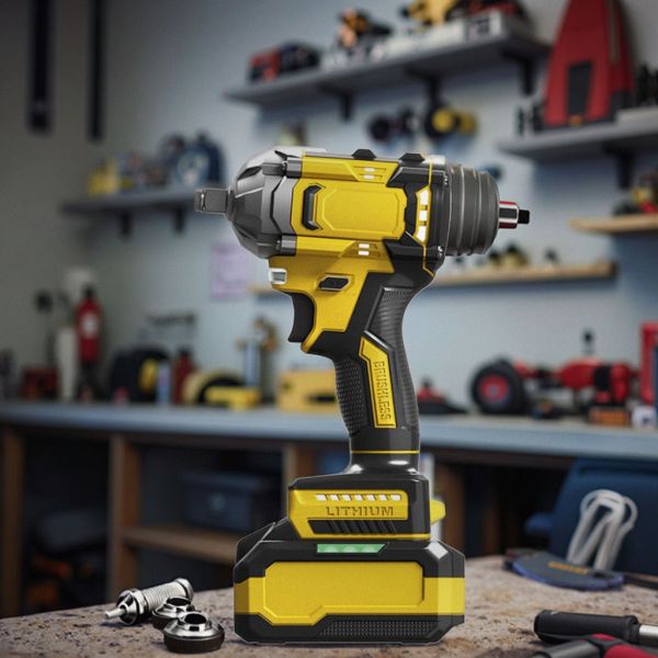 21V Cordless Battery-Powered Brushless Impact Wrench Industrial Grade Precision Torque Power Tool