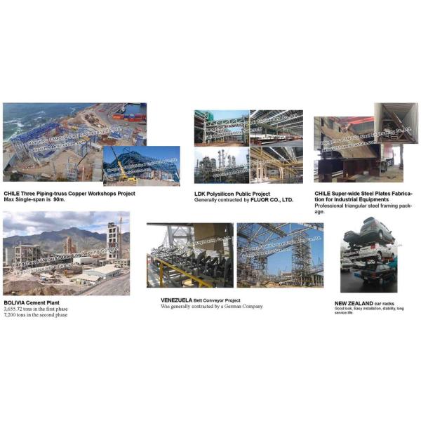 Промышленный завод цемента Боливии изготовлений структурной стали