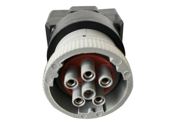 Gray J1708 Deutsch 6-Pin Female to OBD2 OBDII 16 Pin J1962 Female Adapter