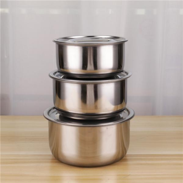 Cooking Pot 410 Stainless Steel Cookware Set Kitchen Soup Stock Pot Set