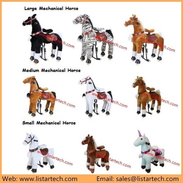 PonyCycle Ride On Horse Amusement Equipment Toys for Kids, Hot Sale!