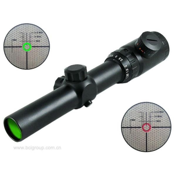 laser green riflescope 1.25 - 5×26 IR illuminated riflescopes