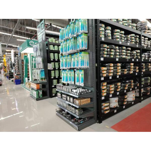 Steel Construction Supermarket Shelves Pallet Racking Adjustable Vertical Design