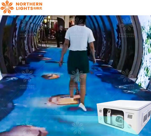 Temas 3D de cores completas, interação com multijogadores externos e projeção de piso
