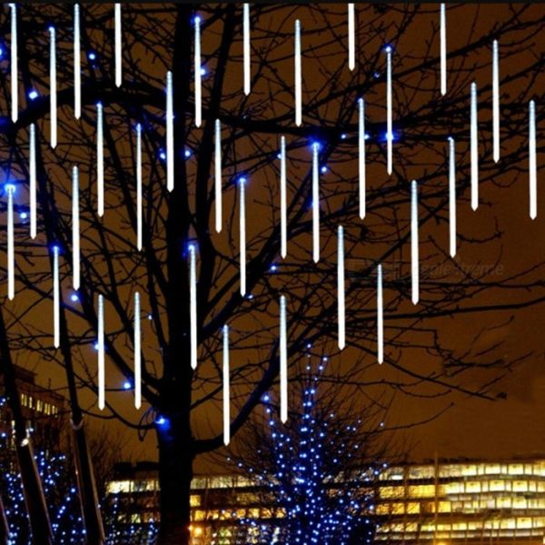 1000mm LED Meteor Lights RGB Full Color Milky White Tube for Outdoor Decorative Application
