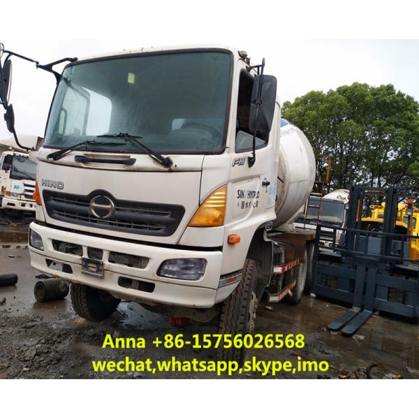 Original Japan Used Cement Mixer Truck 8375 * 2496 * 3950 Mm SGS Approved