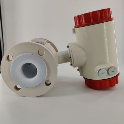 Long Life 50mm Water Oil Electromagnetic Flow Metre For Liquid Nitrogen