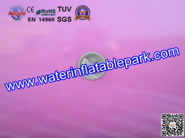 Purple Above Ground Inflatable Swimming Pool Toys 0.9mm PVC Tarpaulin