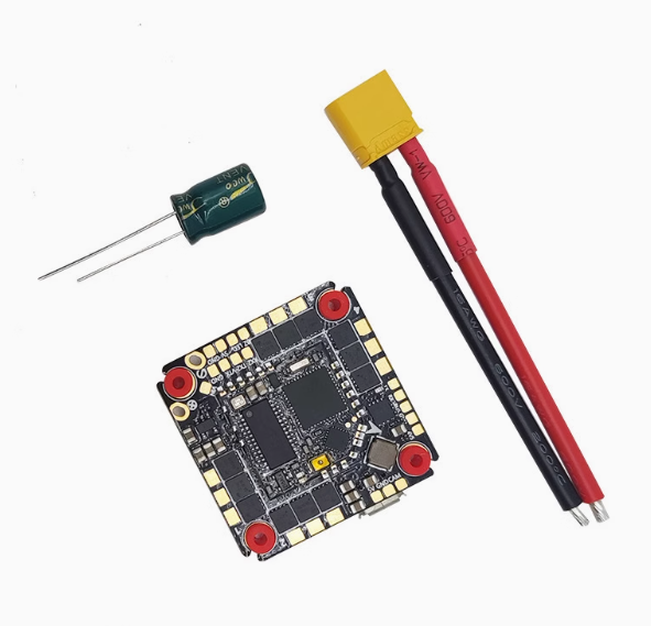 Happymodel AIO 4in1 F411 Flight Controller Built-in UART 2.4G ELRS RX 20A ESC 2-4S FPV Toothpick Drones Flight Controller F411