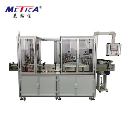 Micro enchimento automatizado do frasco e empacotamento tampando do cosmético da máquina