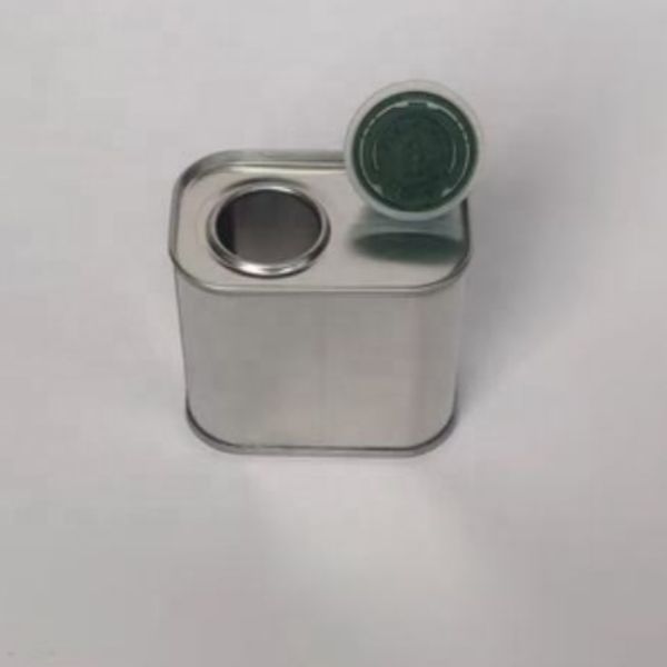 100ml Rectangle Oive Oil Tin Cans Square Tinplate for Food Oil