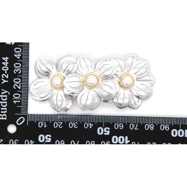 Wenzhou Kml Wholesale custom handmade flower fashion special cloth shoe buckle accessories
