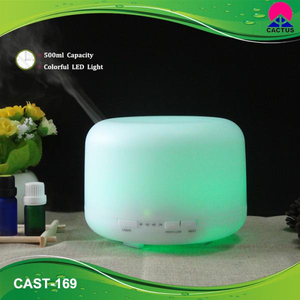Small Electric Essential Oil Mist Diffuser 30dB 500ml PP Material