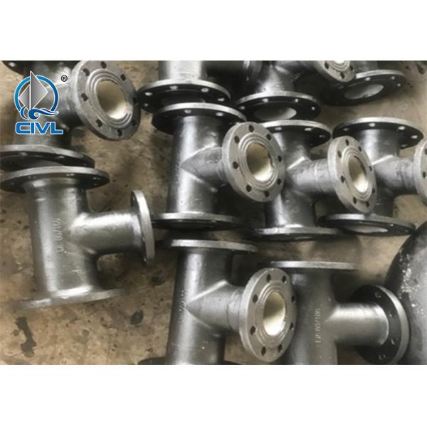 DN1000 Ductile Iron fittings Pan Insert Short Tube Reducing Full Disc Tee