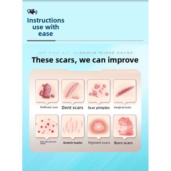Scarred Skin Scar Removal Gel Soothing For Dermatological Pathological Scars