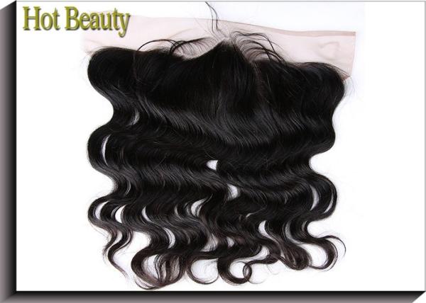 Ear To Ear Lace Top Closure Natural Black 1b# Loose Wave Brazilian Remy Hair