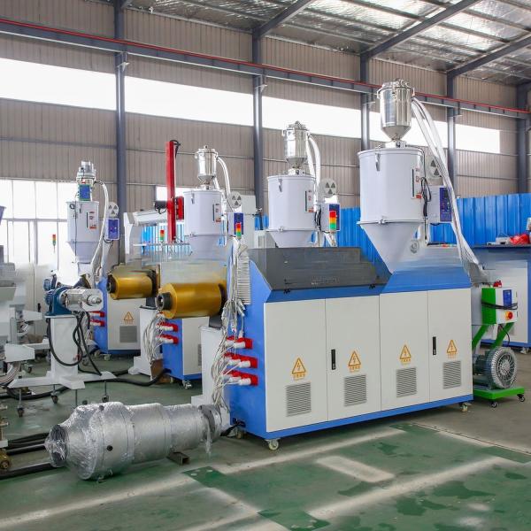 HDPE Water Supply Pipe Extrusion Production Line / Computerized Extruder / Making Machine