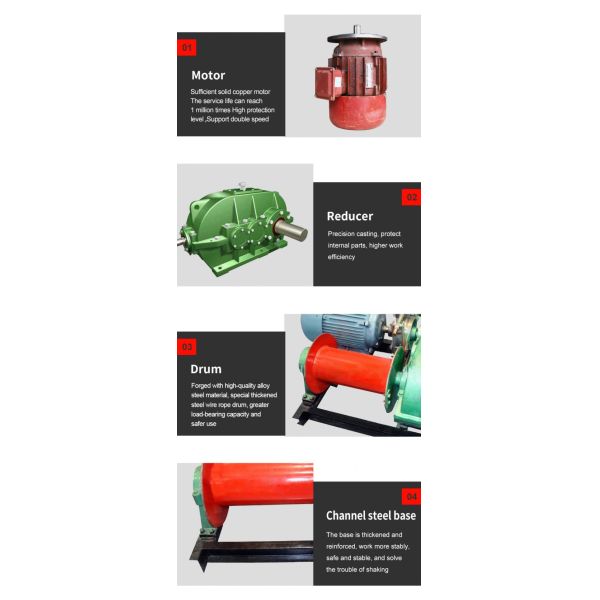 10 Ton 380V High Speed Electric Winch with 30m/min Lifting Speed for Construction