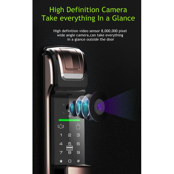 Fingerprint Push Pull Smart Door Lock