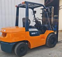 3.5 Ton Hydraulic Machine Diesel Engine Forklift  Secondhand TOYOTA 35 Forklift