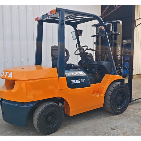 3.5 Ton Hydraulic Machine Diesel Engine Forklift Secondhand TOYOTA 35 Forklift