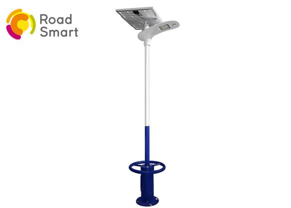 Energy Efficiency Integrated Solar Street Light 15 W With Microwave Sensor , Fly Bird Shape