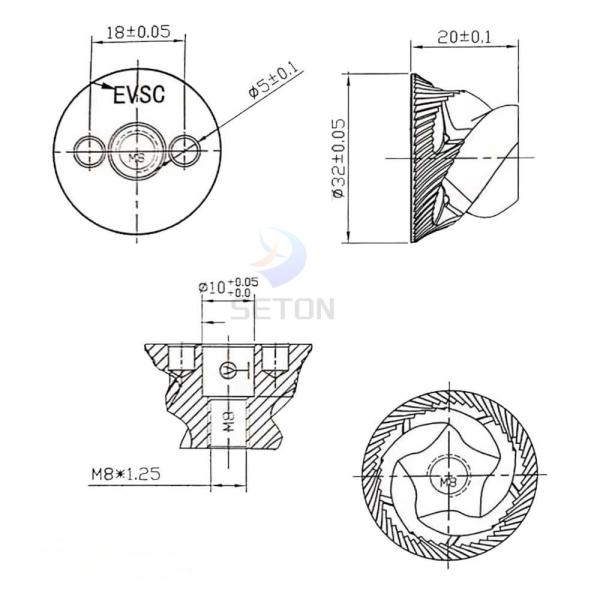 Хорошее качество керамические кофейные лопатки для приготовления эспрессо