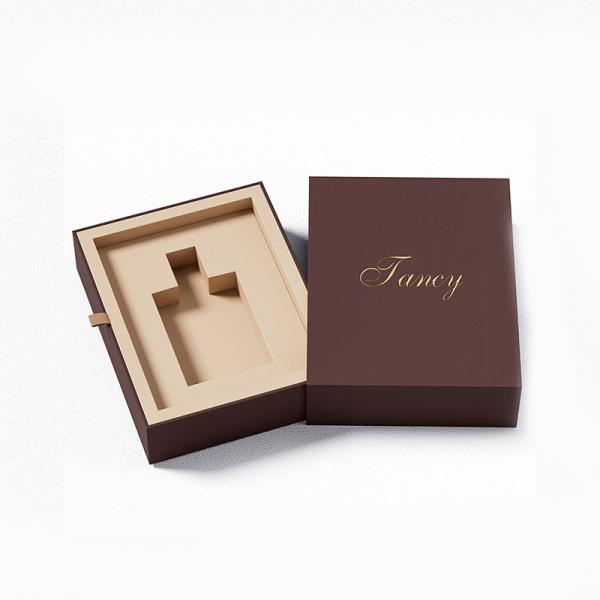 UV Printing Custom Perfume Packaging Brown Corrugated Gift Boxes With Lids