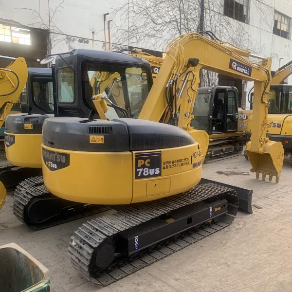 Япония KOMATSU Pc78us 7 тонны мини-экскаватор в Шанхае 0-2000 рабочие часы