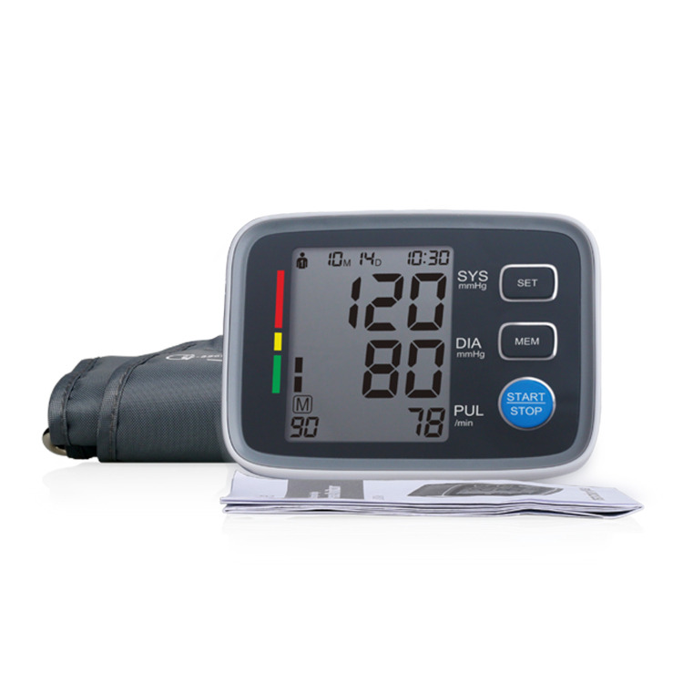 Arm Type Blood Pressure Monitor Standing OEM Rechargeable Arm Digital Ambulatory Blood Pressure Monitor