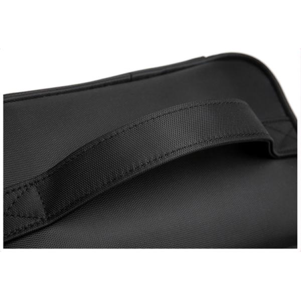 New Fashion Large Capacity Women Double Layer Black Waterproof Nylon Cosmetic Makeup Brush Bag Organizer