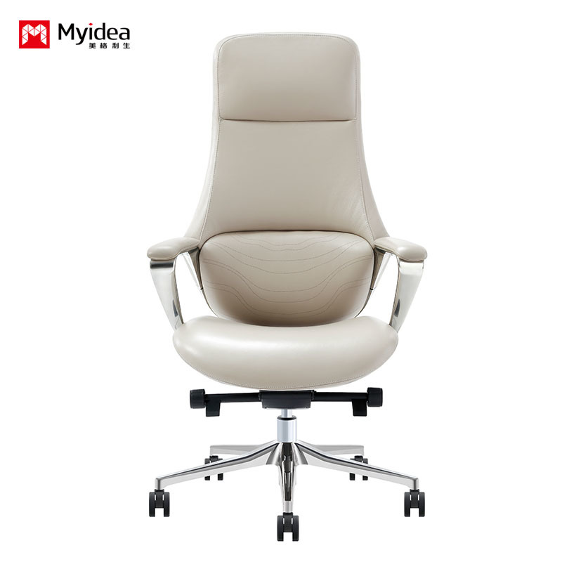 Premium Managerial Leather Chair – Supple Yet Resilient Surface, Height