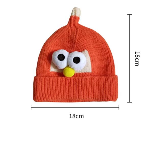 Unisex Winter Cartoon Wool Hat Cat Brother Knitting Eye Hat for Boys and Girls' Trend