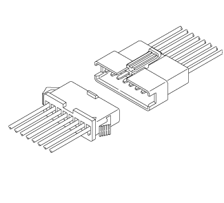 2.0mm Pitch Wire To Wire Mini Fit Crimp Housing Connector Molex 51005 2.50mm JST SM 3.0mm 4.20mm Пич