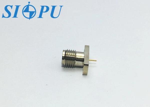 SMA Female RF Coaxial Connector – Microstrip Type, Flange Mounted