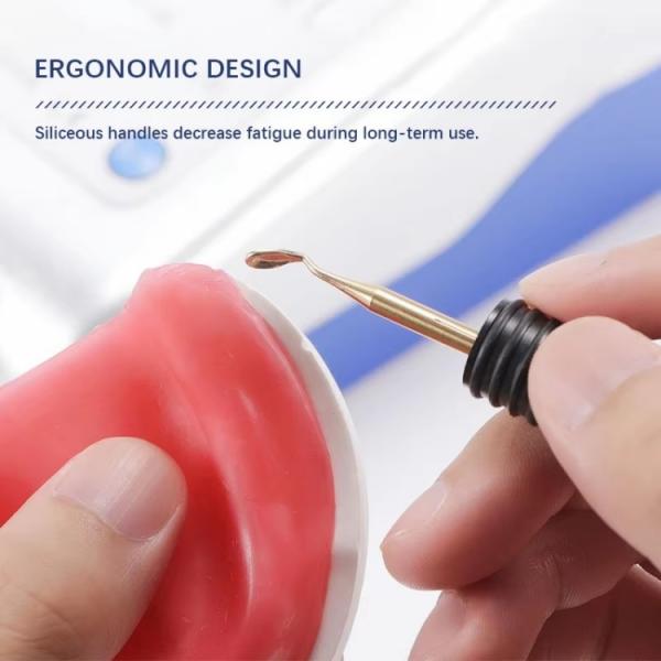 Cuchillo de tallado con cera de estilo mini Ultra delgado Máquina de tallado de calentamiento dental con pluma doble