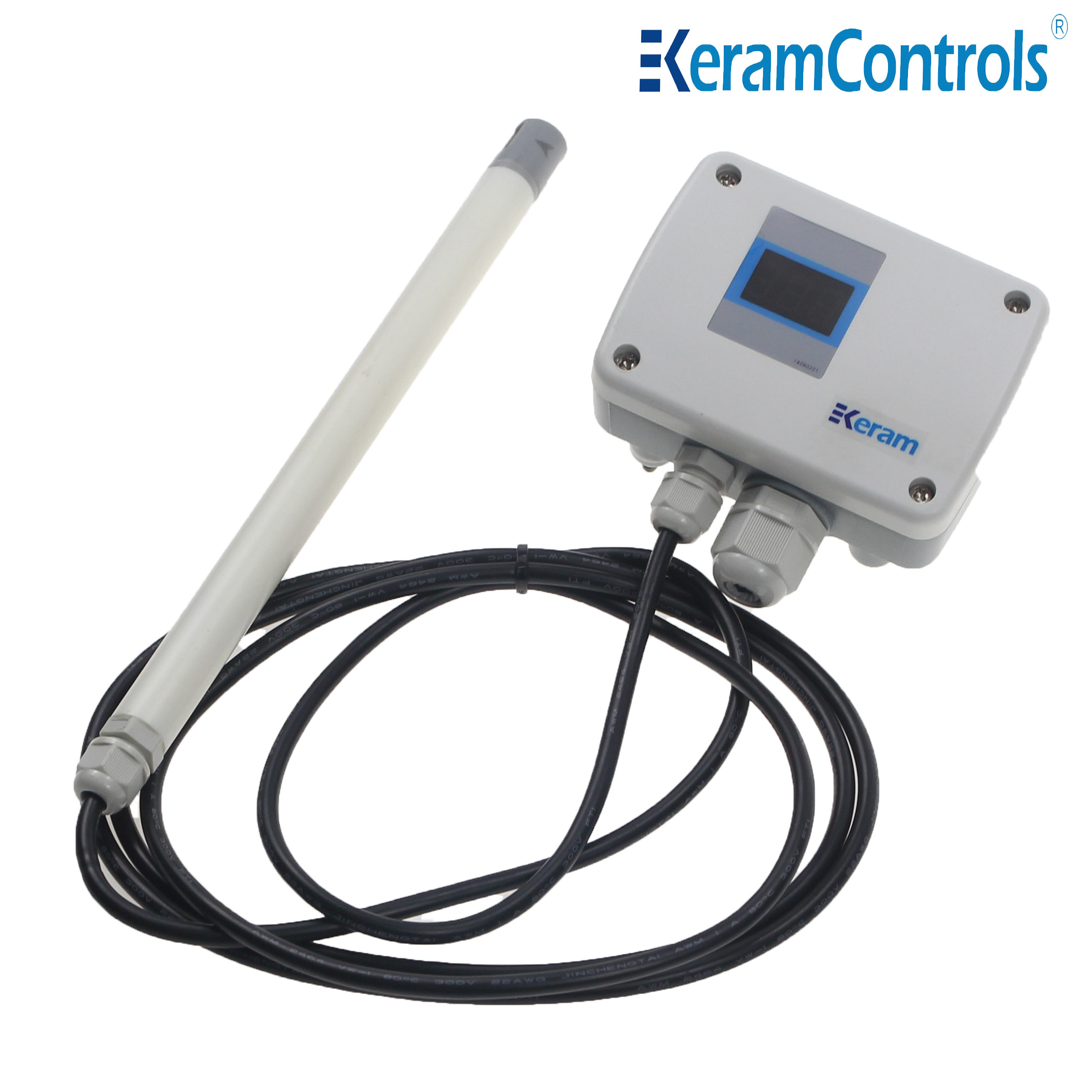 Передатчик IP65 16-24V скорости воздуха кабеля 0-10V