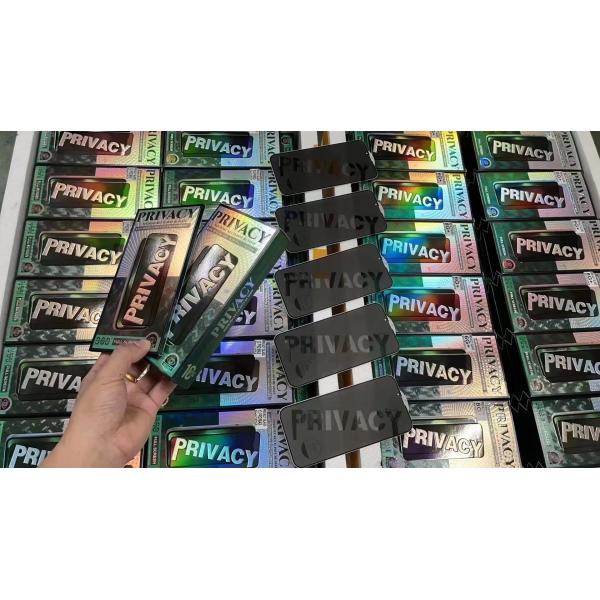 OG Privacy Glass Protector 280AB GLUE 0.3MM Anti Spy For IPhone 15 Pro Samsung A12 S24 Vivo Y12 Itel S23+