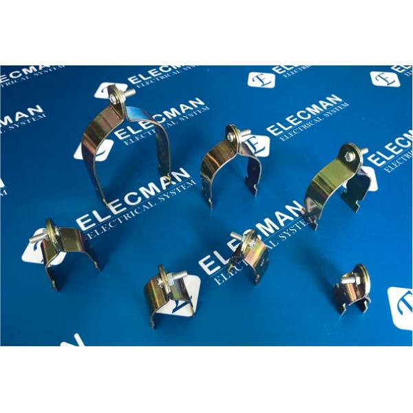 Желтым покрытая цинком распорка проводника стального канала твердая зажимает всеобщий тип