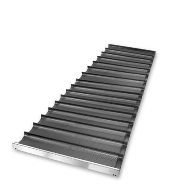 RK Bakeware China Foodservice NSF atacado antiaderente 12 canais baguete bandeja 1200 x 800