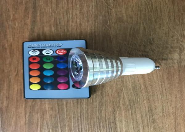 3W GU10 High Brightness Colorful RGB LED Spotlight Bulbs DMX AC 220V
