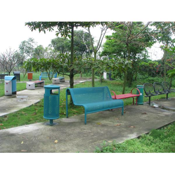 Металлические столовые скамейки из мягкой стали с фланцевой поверхностью