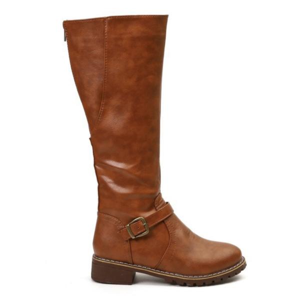 Женские ботинки с высокими каблуками средняя высота для осенней зимы